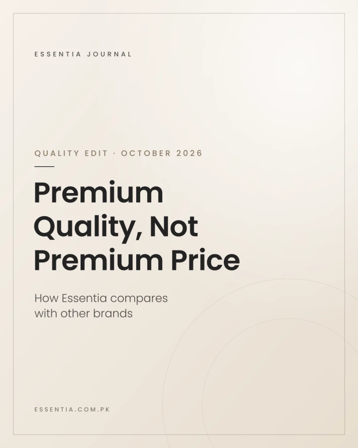 Premium quality without the premium price — Essentia Journal